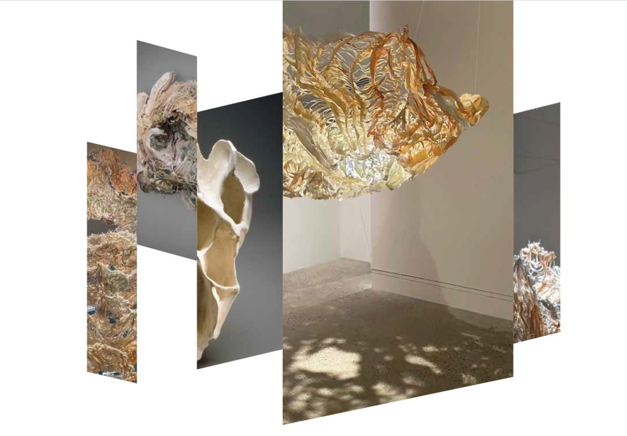 Collage of artwork by Lisa Merida-Paytes