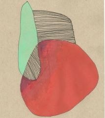 1. 4.14.14, colored pencil and ink on paper, 5.5” x 8.5”, 2014