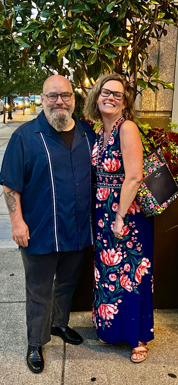 Brandi Thomas with husband