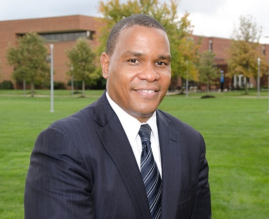 Eric Broyles on campus