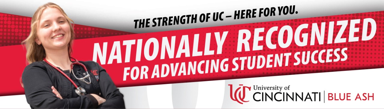 Nationally recognized for advancing student success billboard advertisement